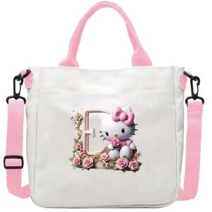 Hello Kitty White and Pink Tote Bag